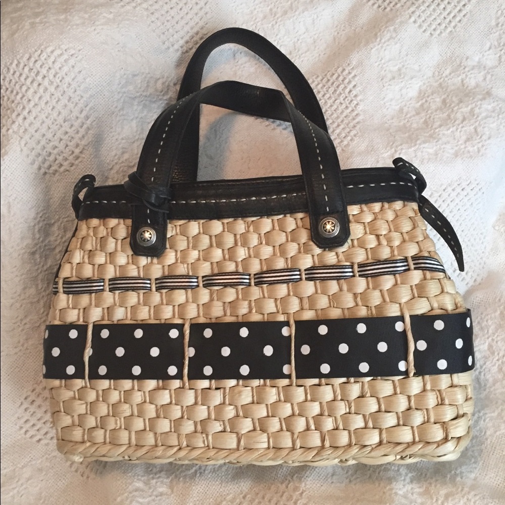 Brighton small (not mini) straw handbag.